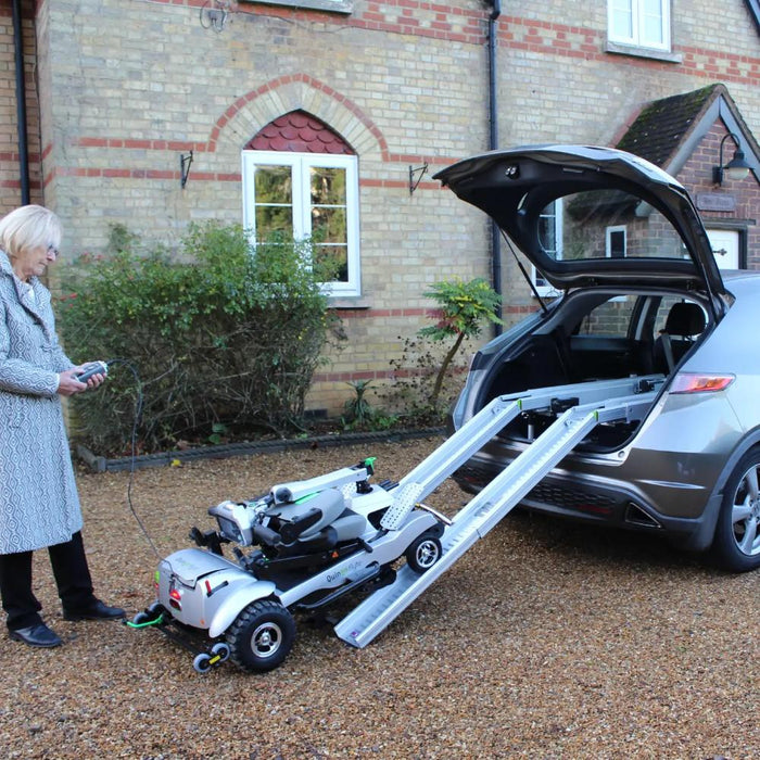 ComfyGO Quingo Flyte MK2 Mobility Scooter with Self Loading Ramp